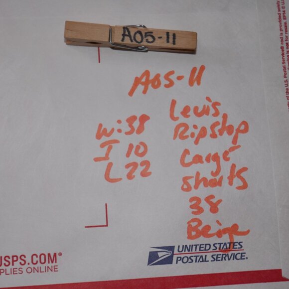 Levis Cargo Shorts 33 Mens Gray Utility Cotton - Picture 11 of 11